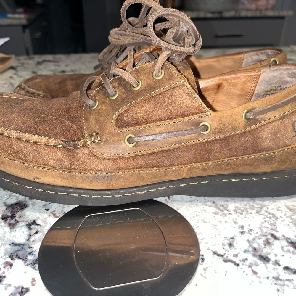 Brown dress shoes